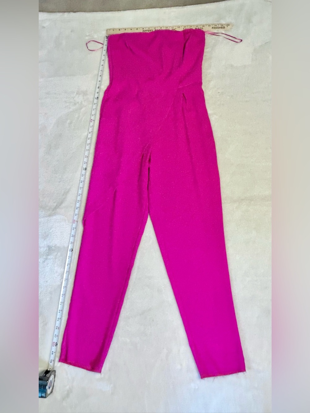 Alexia Admor Woman’s fuscia strapless jumpsuit size 8 - Picture 8 of 13